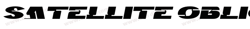 satellite oblique字体转换